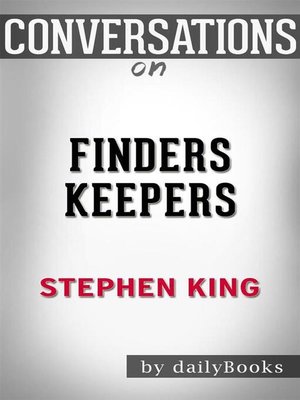cover image of Finders Keepers--A Novel (The Bill Hodges Trilogy) by Stephen King | Conversation Starters